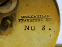 Meek & Milam, No. 3, numbered screws