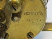 Meek & Milam, No. 2, numbered screws, brass