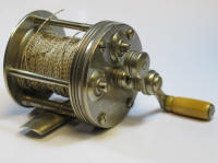 B. F. Meek & Sons, No. 3 fishing reel, marked Simpson on back plate
